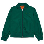 Marni Jakke - Pine Green m. Orange