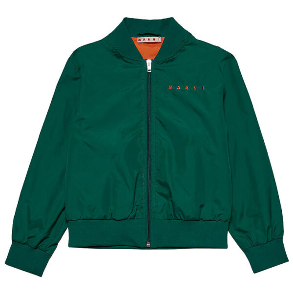 Marni Jakke - Pine Green m. Orange Marni Jakke - Pine Green m. Orange
