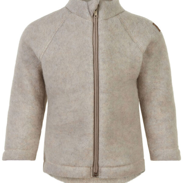 Mikk-Line Cardigan - Uld - Melange Offwhite