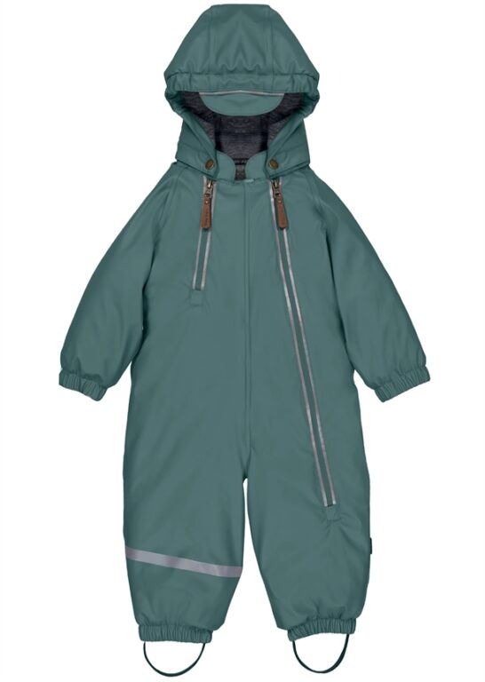 Mikk-Line Flyverdragt - PU - 2 Zip - Recycled - Balsam Green