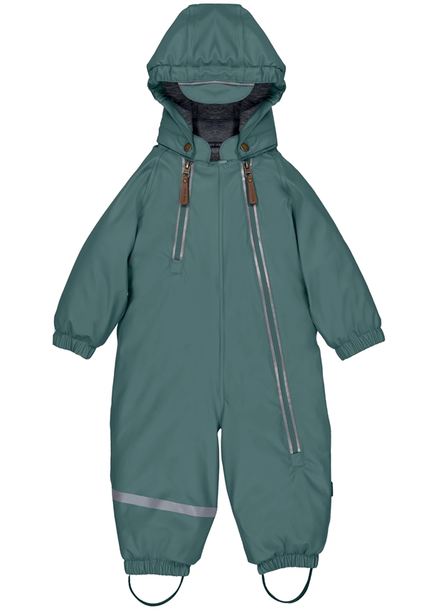 Mikk-Line Flyverdragt - PU - 2 Zip - Recycled - Balsam Green