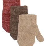 Mikk-Line Luffer - 3-pak - Apple Butter/Chocolate Chip/Doeskin m. glitter