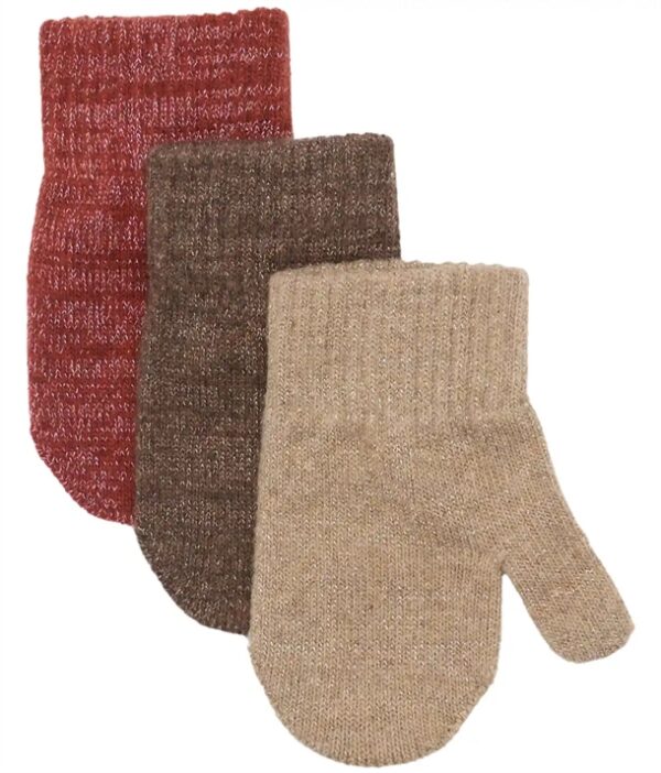 Mikk-Line Luffer - 3-pak - Apple Butter/Chocolate Chip/Doeskin m. glitter Mikk-Line Luffer - 3-pak - Apple Butter/Chocolate Chip/Doeskin m. glitter