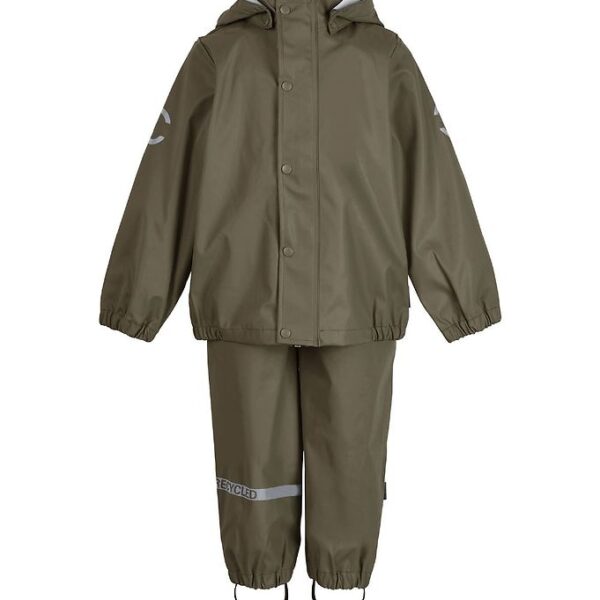 Mikk-Line Regntøj - Recycled - PU - Dusty Olive