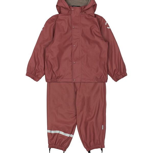 Mikk-Line Regntøj m. Fleece/Seler - PU - Recycled - Apple Butter Mikk-Line Regntøj m. Fleece/Seler - PU - Recycled - Apple Butter