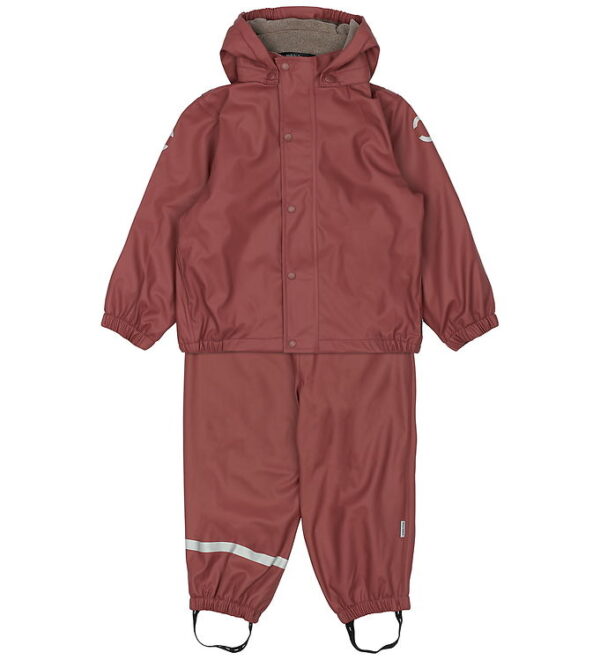Mikk-Line Regntøj m. Fleece/Seler - PU - Recycled - Apple Butter Mikk-Line Regntøj m. Fleece/Seler - PU - Recycled - Apple Butter