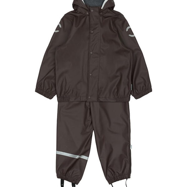 Mikk-Line Regntøj m. Seler - PU - Raisin