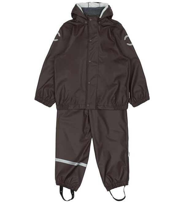 Mikk-Line Regntøj m. Seler - PU - Raisin