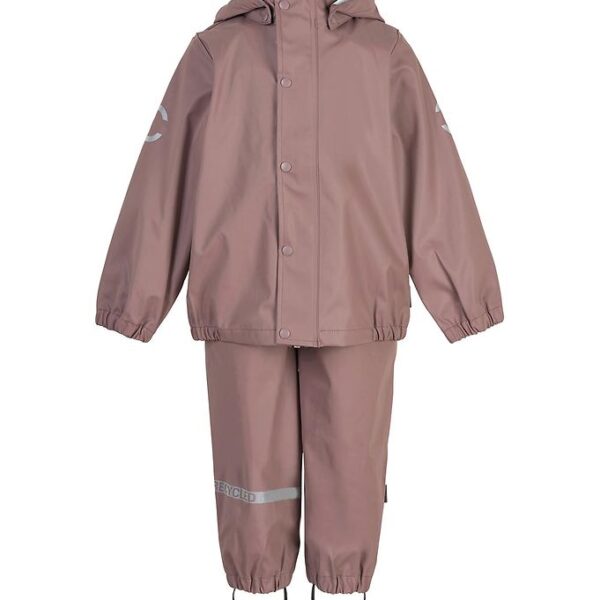 Mikk-Line Regntøj m. Seler - PU - Recycled - Burlwood