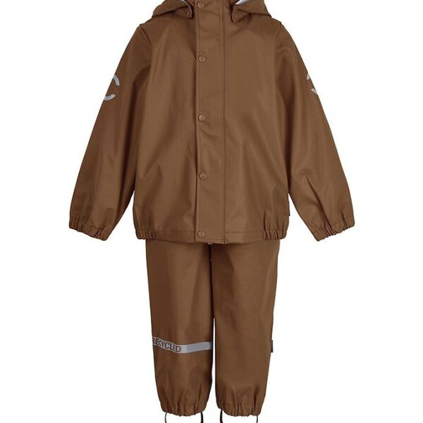 Mikk-Line Regntøj m. Seler - PU - Recycled - Rubber