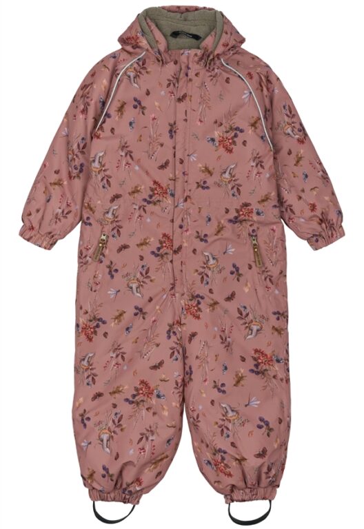 Mikk-line Flyverdragt - Burlwood Floral Mikk-line Flyverdragt - Burlwood Floral