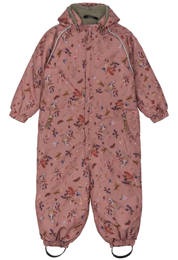 Mikk-line Flyverdragt - Burlwood Floral Mikk-line Flyverdragt - Burlwood Floral