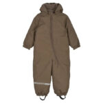 Mikk-line Flyverdragt Ensfarvet - Chocolate Chip - Str. 80-116 - 80