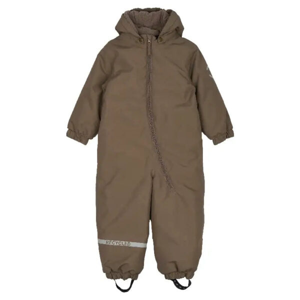 Mikk-line Flyverdragt Ensfarvet - Chocolate Chip - Str. 80-116 - 80