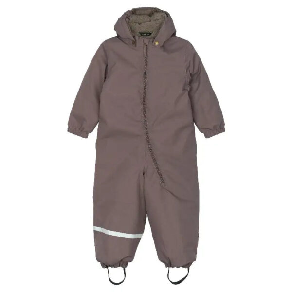 Mikk-line Flyverdragt Ensfarvet - Sparrow - Str. 80-116 - 104