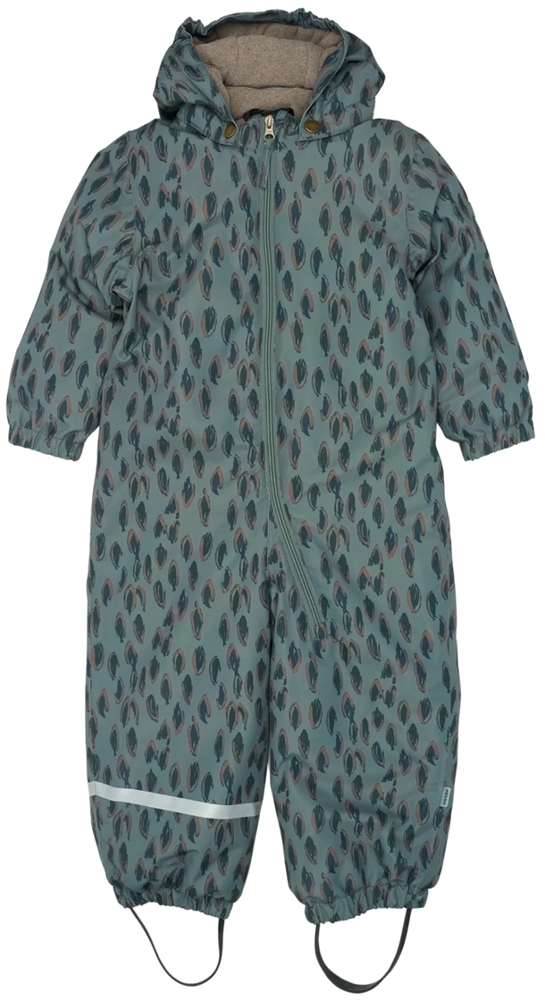 Mikk-line Flyverdragt - Snow Suit AOP - Balsam Green Mikk-line Flyverdragt - Snow Suit AOP - Balsam Green