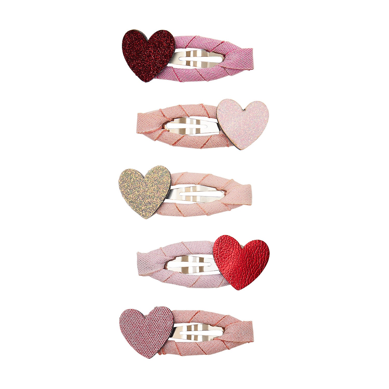 Mimi & Lula 5 hårspænder - Mini Heart Valentines
