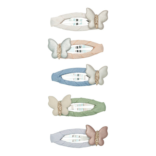 Mimi & Lula 5 hårspænder - Mini Pastel Butterfly Tulip