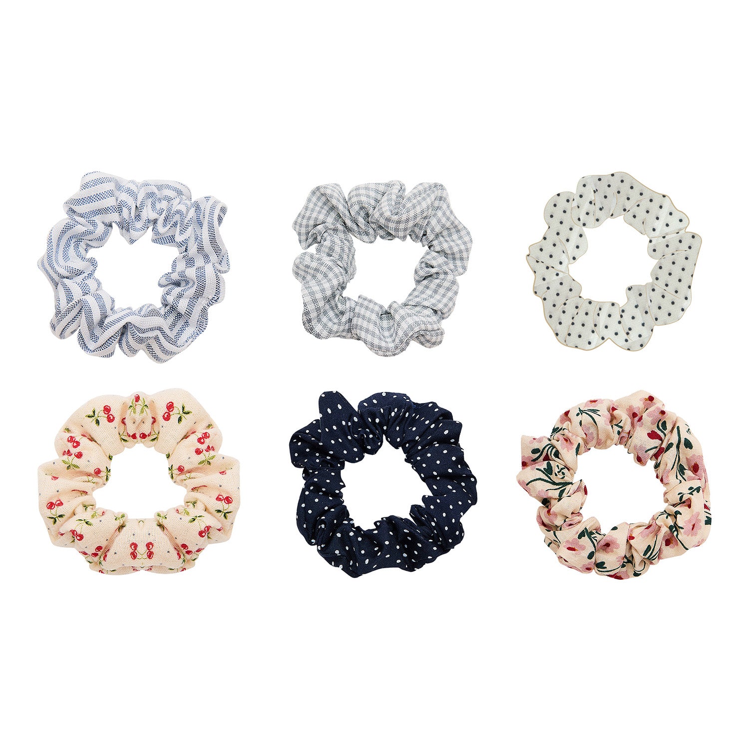 Mimi & Lula 6 Scrunchies - Mon Cheri