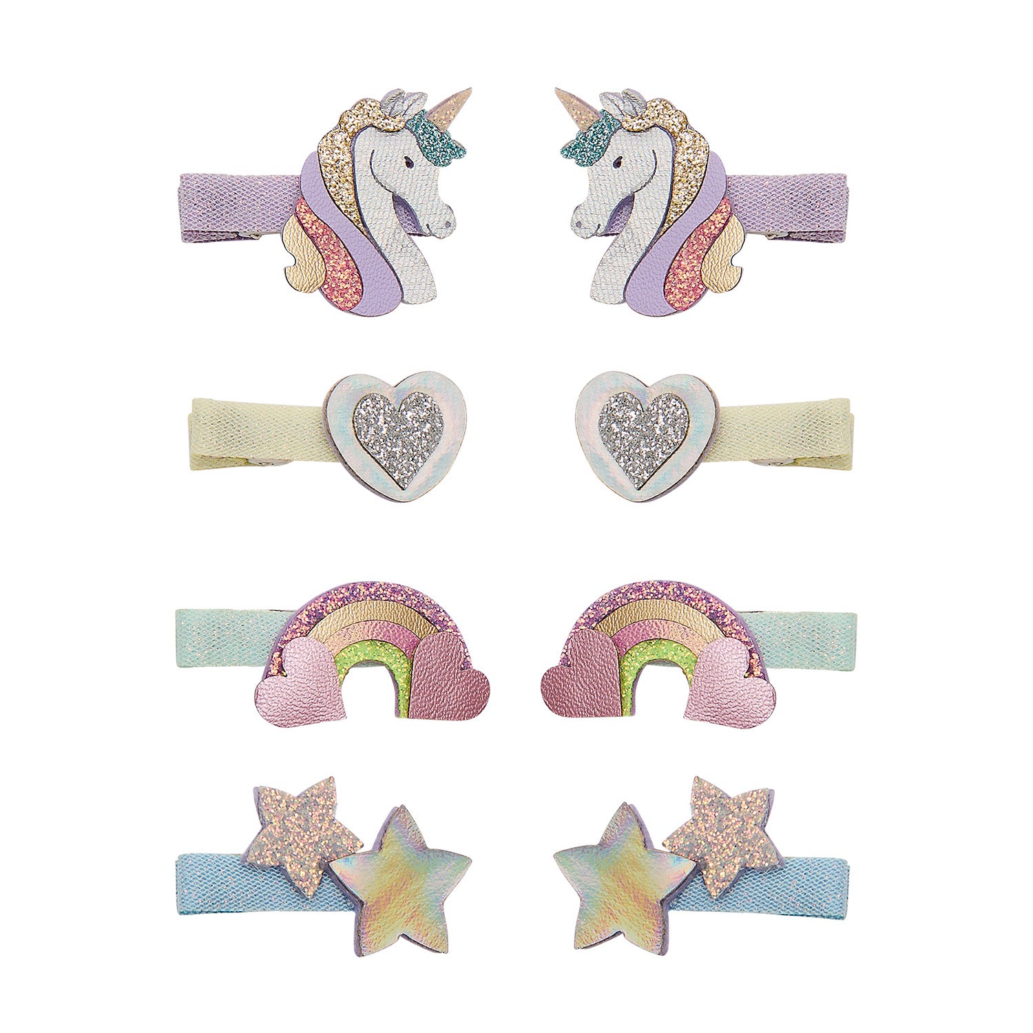 Mimi & Lula 8 Hårclips - Mini Dreamy My Little Unicorn