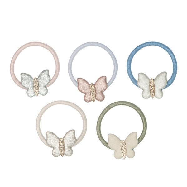 Mimi & Lula 8 hårelastikker med sommerfugle - Mini Pastel Butterfly Tulip Mimi & Lula 8 hårelastikker med sommerfugle - Mini Pastel Butterfly Tulip