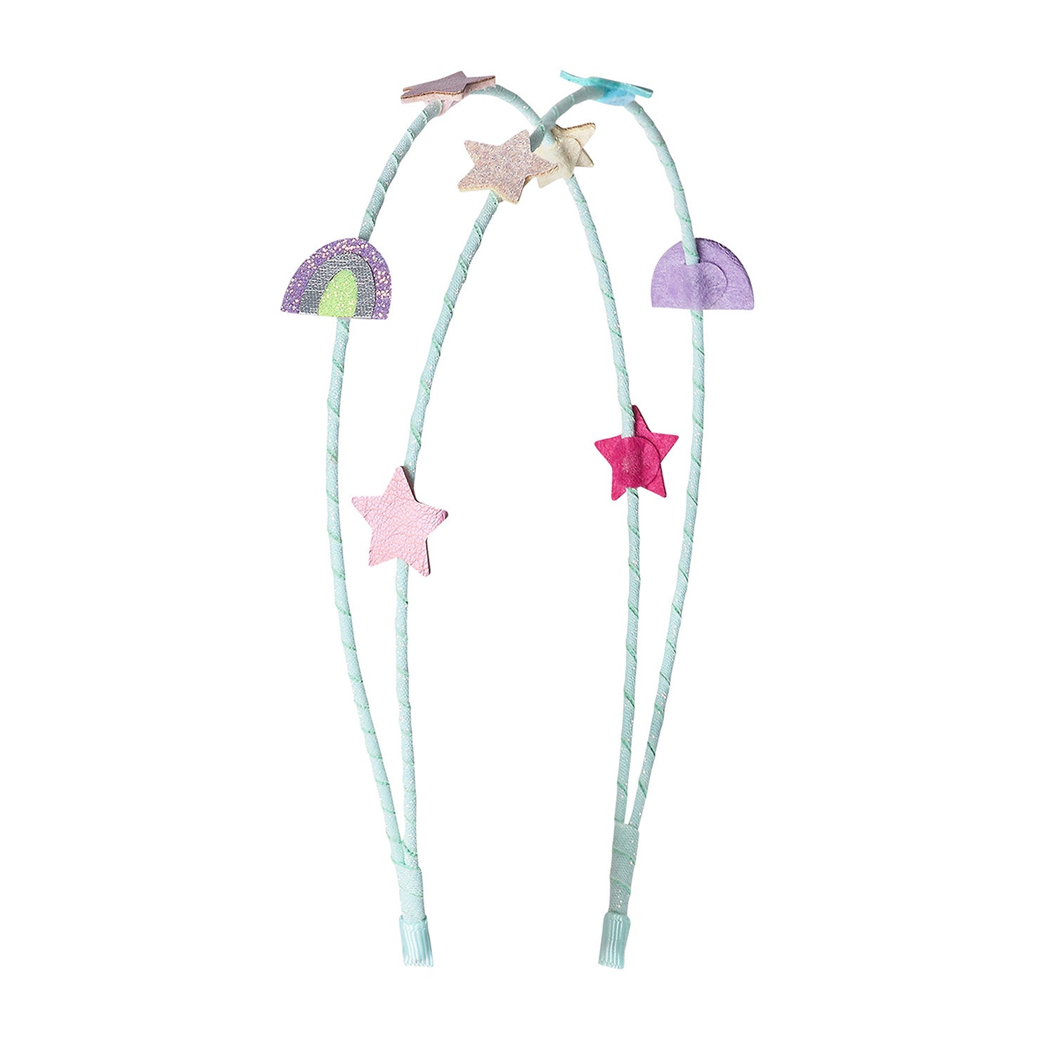 Mimi & Lula Dobbelt hårbøjle - Rainbow and Star My Little Unicorn