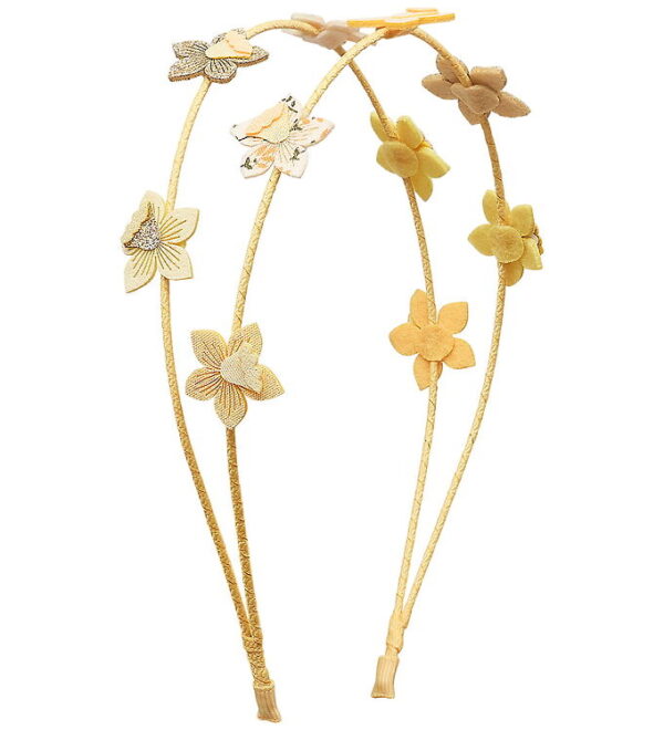 Mimi & Lula Hårbøjle - Dobbelt - Daffodil Spring on the Farm