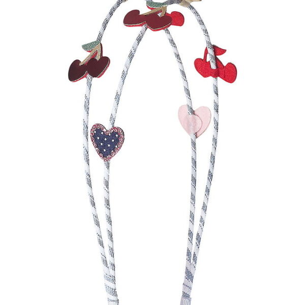 Mimi & Lula Hårbøjle - Dobbelt - Red Cherries Mon Cheri