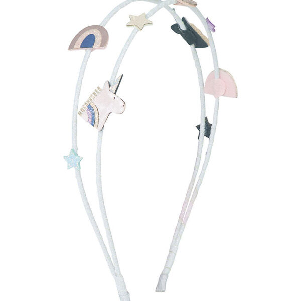 Mimi & Lula Hårbøjle - Dobbelt - Unicorn Celeste