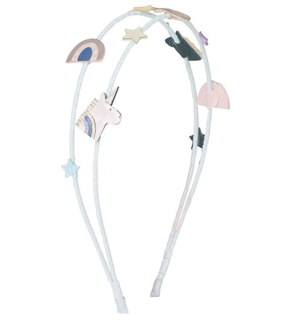 Mimi & Lula Hårbøjle - Dobbelt - Unicorn Celeste
