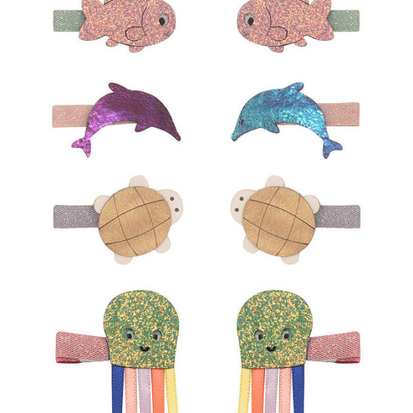 Mimi & Lula Hårclips - 8-pak - 3 cm - Sealife