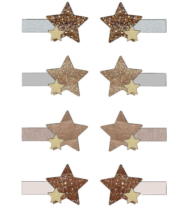 Mimi & Lula Hårclips - 8-pak - Mini Starry Shimmer Mimi & Lula Hårclips - 8-pak - Mini Starry Shimmer