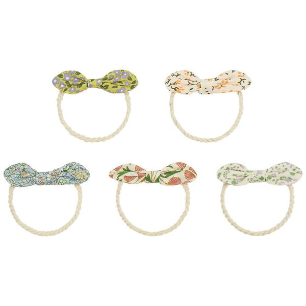 Mimi & Lula Hårelastikker - 5-pak - Flora Bow Spring on the Farm