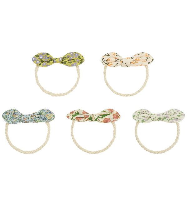 Mimi & Lula Hårelastikker - 5-pak - Flora Bow Spring on the Farm