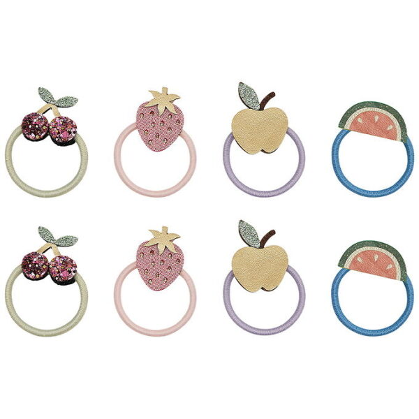 Mimi & Lula Hårelastikker - 8-pak - Mini Fruit Salad Spring on t