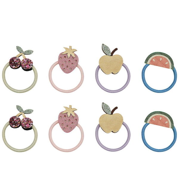 Mimi & Lula Hårelastikker - 8-pak - Mini Fruit Salad Spring on t