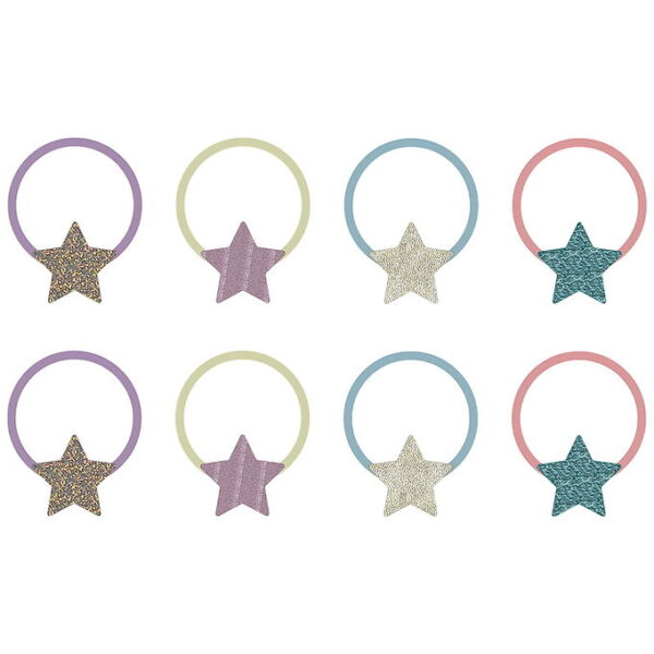 Mimi & Lula Hårelastikker - 8-pak - Mini Stellina My Little Unic