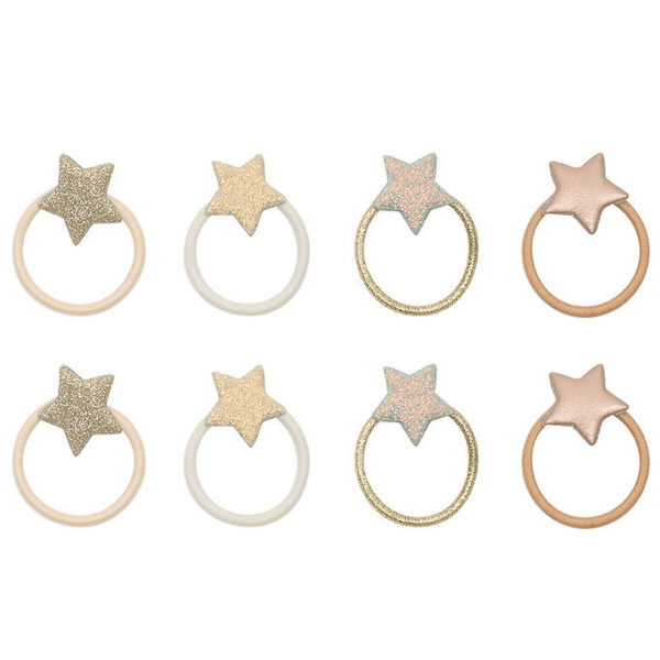 Mimi & Lula Hårelastikker - 8-pak - Mini Stellina Shimmer Enchan