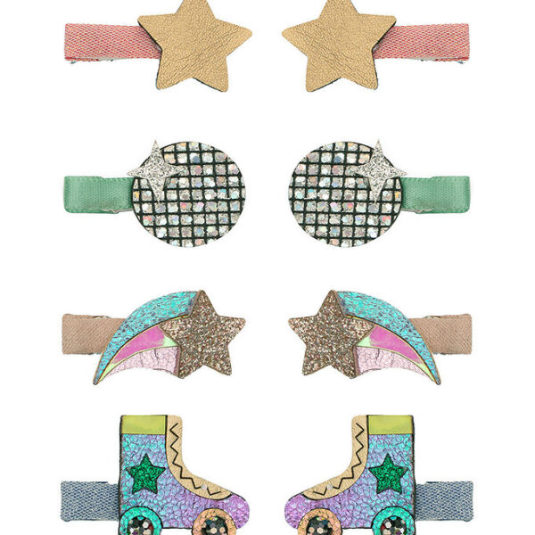 Mimi & Lula Hårklips - 8-pak - 3 cm - Mini Disco Diva Dancing Qu