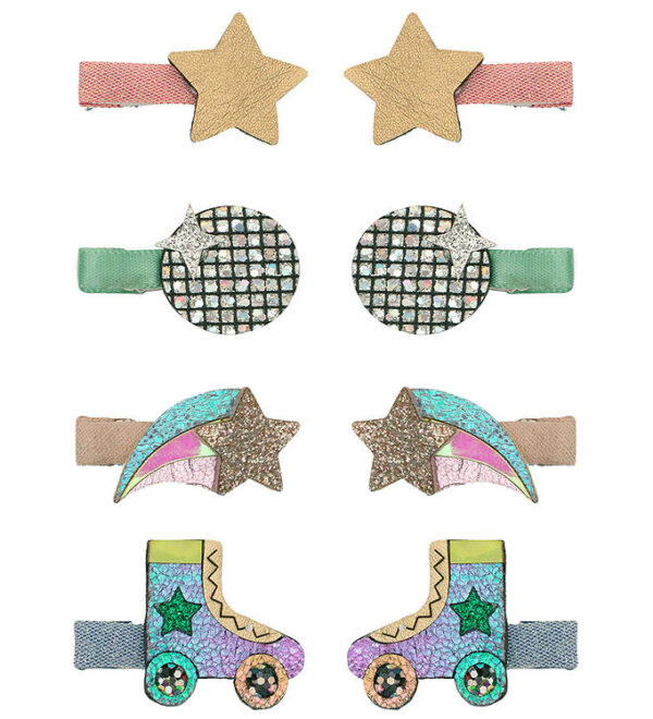 Mimi & Lula Hårklips - 8-pak - 3 cm - Mini Disco Diva Dancing Qu