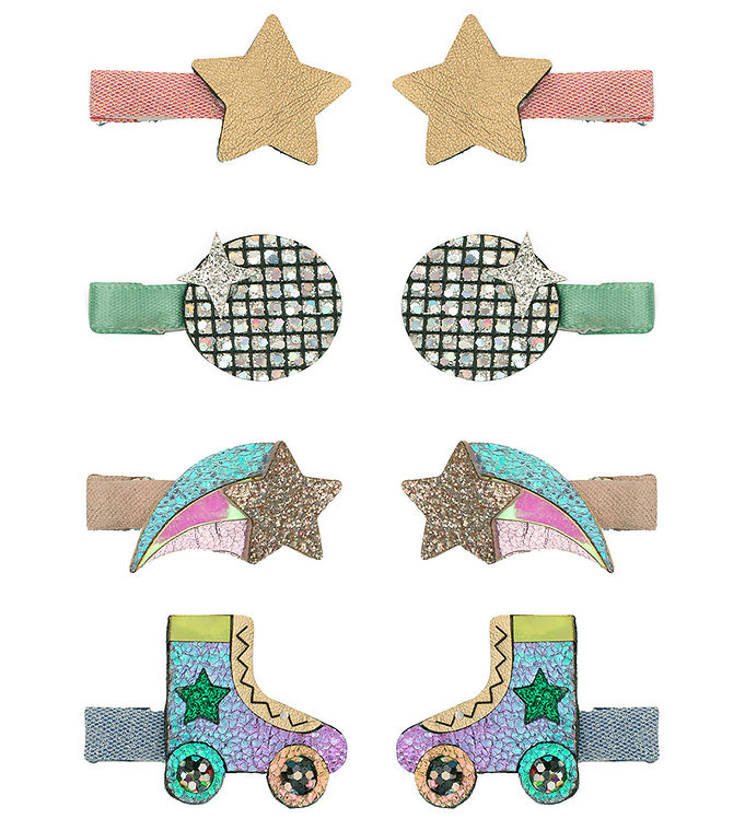 Mimi & Lula Hårklips - 8-pak - 3 cm - Mini Disco Diva Dancing Qu