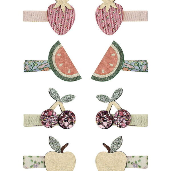 Mimi & Lula Hårklips - 8-pak - 3 cm - Mini Fruit Salad