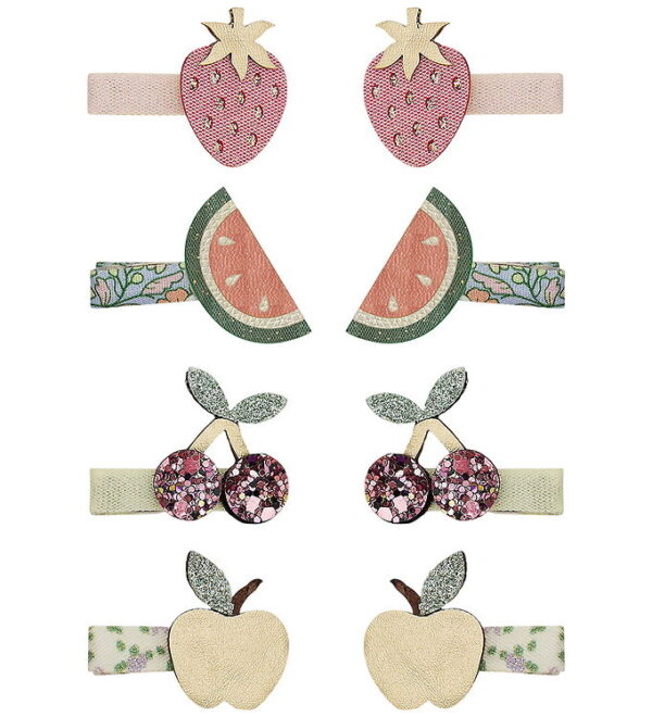 Mimi & Lula Hårklips - 8-pak - 3 cm - Mini Fruit Salad