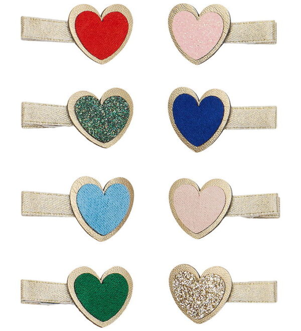Mimi & Lula Hårklips - 8-pak - 3 cm - Mini Heartbeam