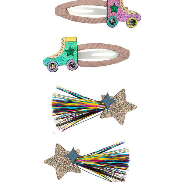 Mimi & Lula Hårpynt-sæt - Spænder/Klips - Rollerskate Dancing Qu