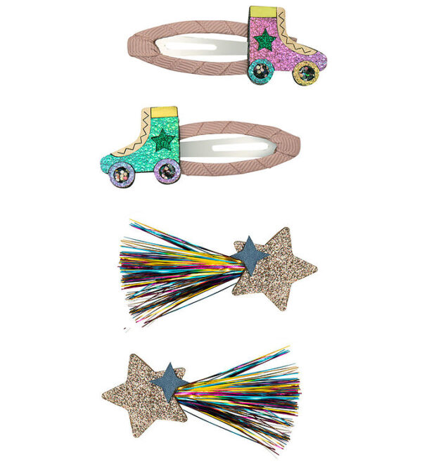 Mimi & Lula Hårpynt-sæt - Spænder/Klips - Rollerskate Dancing Qu