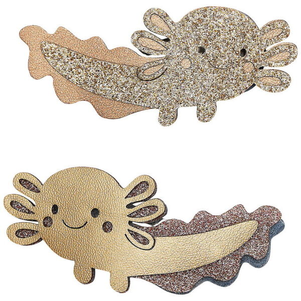 Mimi & Lula Hårspænder - 2-pak - 5 cm - Axolotl Ocean Pearl