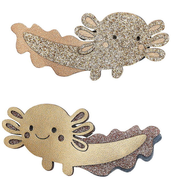 Mimi & Lula Hårspænder - 2-pak - 5 cm - Axolotl Ocean Pearl