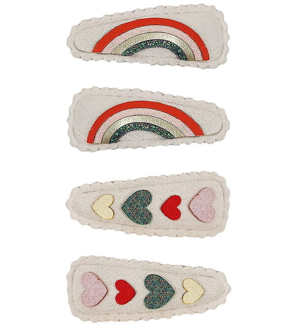 Mimi & Lula Hårspænder - 4-pak - 5 cm - Mabel Heartbeam