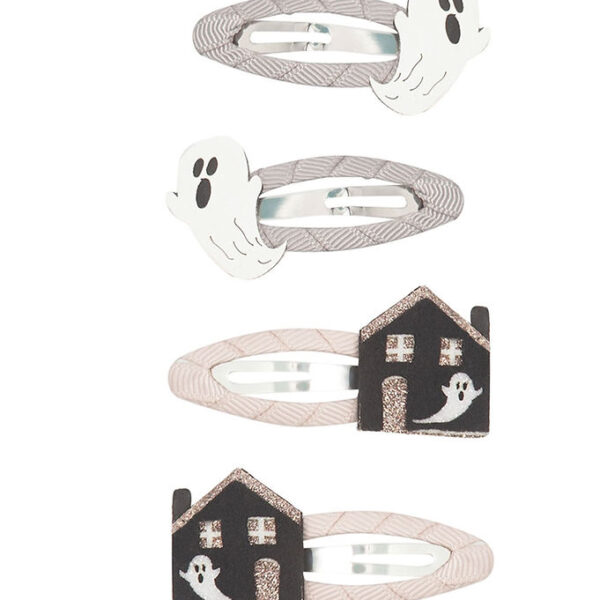 Mimi & Lula Hårspænder - 4 stk - 5,5 cm - Haunted House Hallowee